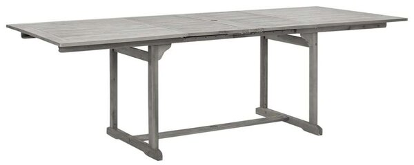 VidaXL tömör akácfa kerti étkezőasztal (160-240) x 100 x 75 cm