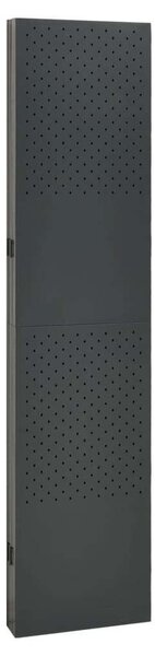 VidaXL 2 db antracitszürke acél 5-paneles térelválasztó 200 x 180 cm