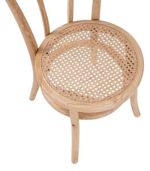 Wiener Melange Szilfa Étkezőszék - Rattan Ülés