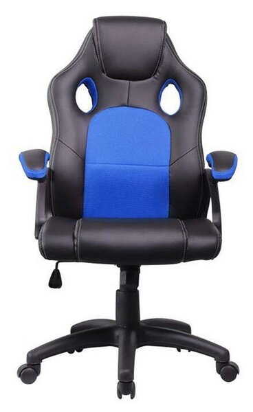 Iris Gamer Szék - GCH102BK - Fekete/Kék