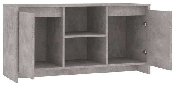 VidaXL TV-szekrény - Betonszürke - 102cm