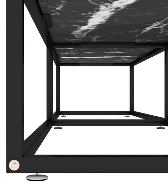 Modern TV-szekrény - Fekete Márvány - 180 cm