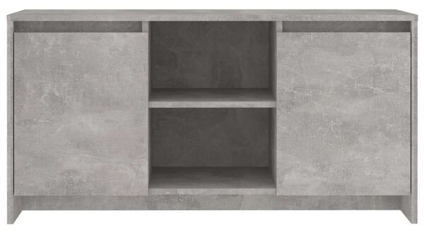 VidaXL TV-szekrény - Betonszürke - 102cm
