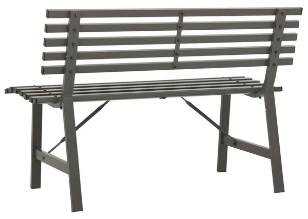 VidaXL Kerti Pad - Acél - Fekete - 110 cm