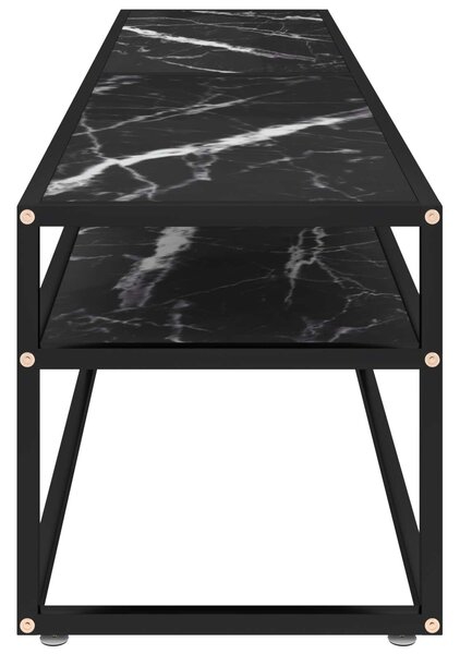 Modern TV-szekrény - Fekete Márvány - 180 cm