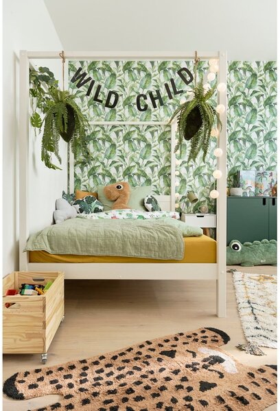 Fehér gyerekágy 140x200 cm PINO CANOPY – Vipack