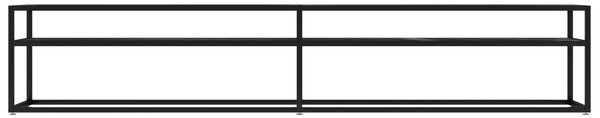 Modern TV-szekrény - Fekete Márvány - 220cm