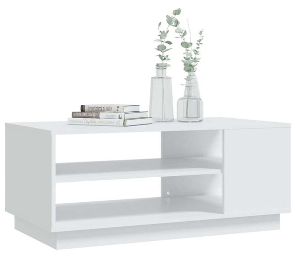 VidaXL Dohányzóasztal - Fehér - 102x55x43 cm
