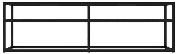 VidaXL Fekete Üveg TV-Szekrény - 140cm