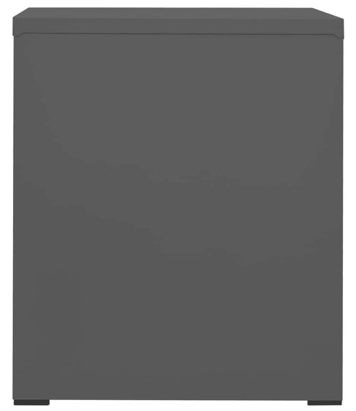VidaXL Acél Irattartó Szekrény - 2 Fiókos - 46x62x72,5 cm