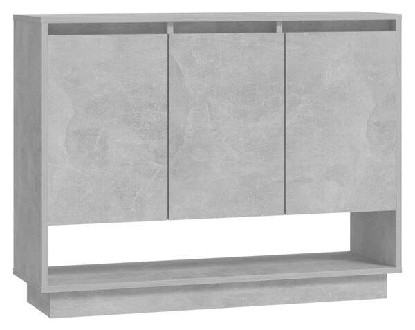 VidaXL betonszürke forgácslap tálalószekrény 97 x 31 x 75 cm