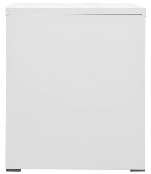 VidaXL Acél Irattartó Szekrény - 2 Fiókos - 72,5 cm