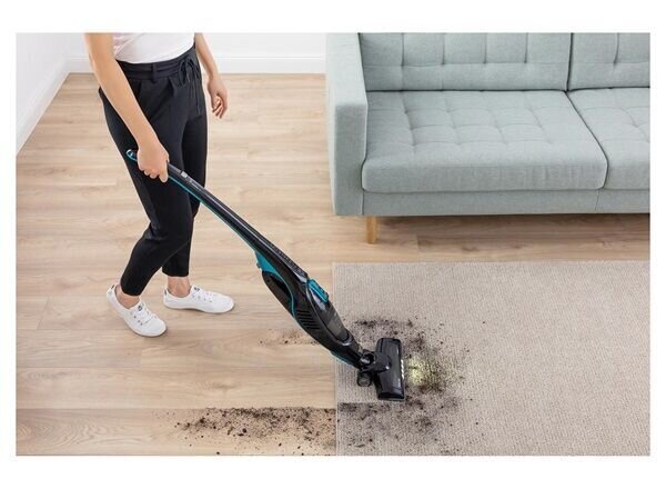 Sencor SVC 7822TQ vezeték nélküli álló Porszívó, 110W, Fekete-Kék