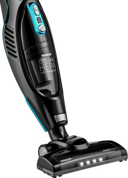 Sencor SVC 7822TQ vezeték nélküli álló Porszívó, 110W, Fekete-Kék