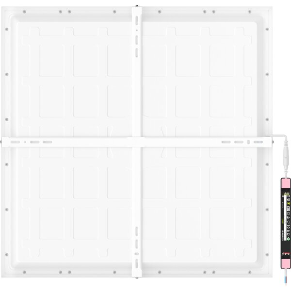 Mexen Brill-S, mennyezeti LED panel 60×60 cm, 48 W, semleges fehér 4000K, L206-060-060-4840-20