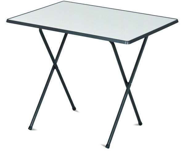 Asztal 60x80 camping sevelit antracitszükre / fehér
