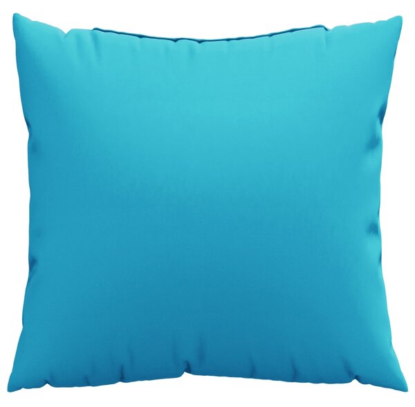 VidaXL 4 db türkizkék szövet díszpárna 60 x 60 cm