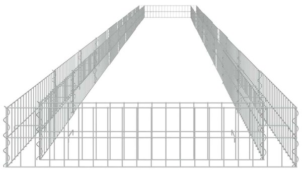 VidaXL Gabion Magaságyás - 100x20x1000 cm