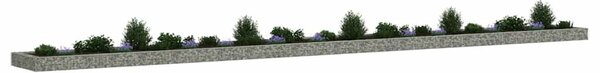 VidaXL Gabion Magaságyás - 100x20x1000 cm