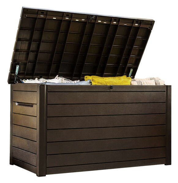 KETER ONTARIO BOX MŰANYAG KERTI LÁDA 850 L - sötétbarna (Méret: 147 x 83)