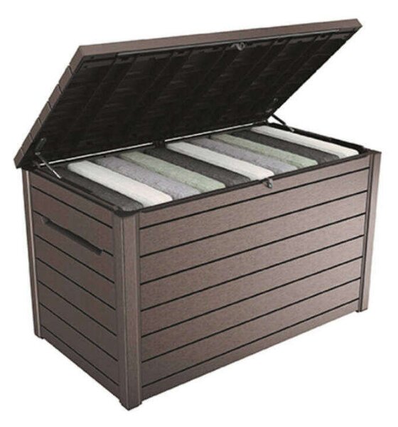 KETER ONTARIO BOX MŰANYAG KERTI LÁDA 850 L - sötétbarna (Méret: 147 x 83)