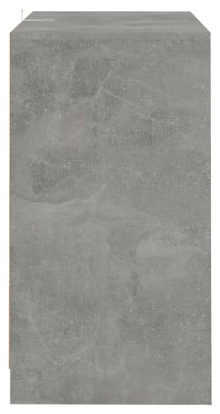 VidaXL 2 db betonszürke forgácslap tálalószekrény 70 x 41 x 75 cm
