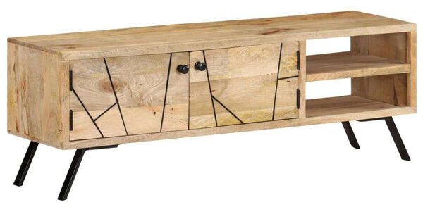 Mangófa TV Szekrény - Modern Rusztikus - 110cm