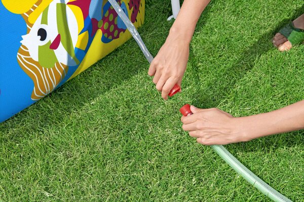 Bestway Steel Pro 183x51cm gyerek Medence UV szűrős napernyővel (SME126)