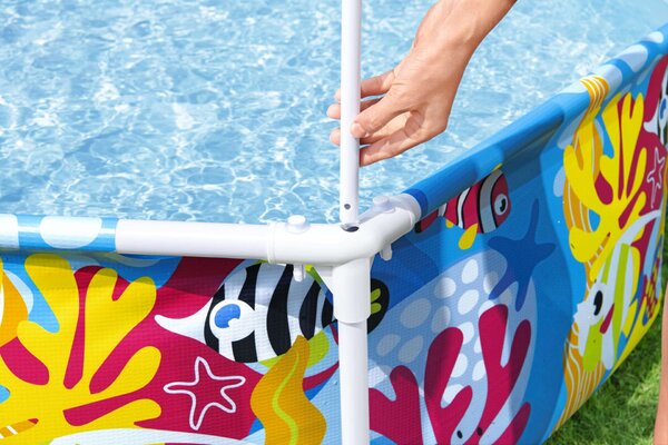 Bestway Steel Pro 183x51cm gyerek Medence UV szűrős napernyővel (SME126)