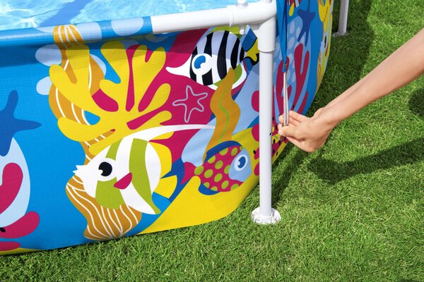 Bestway Steel Pro 183x51cm gyerek Medence UV szűrős napernyővel (SME126)
