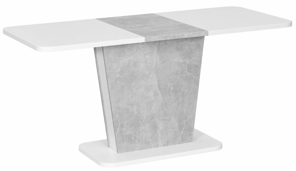 Calypso bővíthető asztal Beton szürke-fehér
