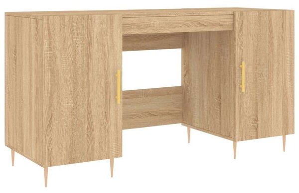 VidaXL Sonoma Tölgy Íróasztal - 140x50x75 cm