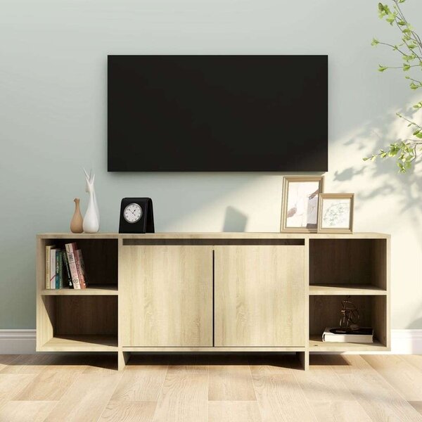 VidaXL TV-szekrény Sonoma Tölgy - 130x35x50 cm