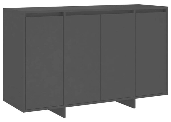 VidaXL fekete forgácslap tálalószekrény 120 x 41 x 75 cm