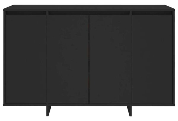 VidaXL fekete forgácslap tálalószekrény 120 x 41 x 75 cm