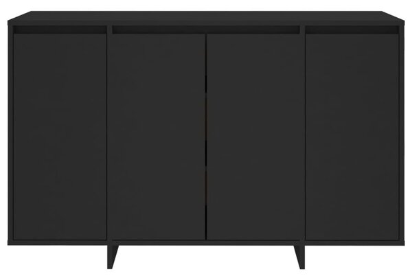 VidaXL fekete forgácslap tálalószekrény 120 x 41 x 75 cm