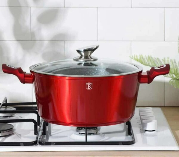 Berlinger Haus BH-7035 Metallic Line Burgundy Edition 18 részes Edénykészlet