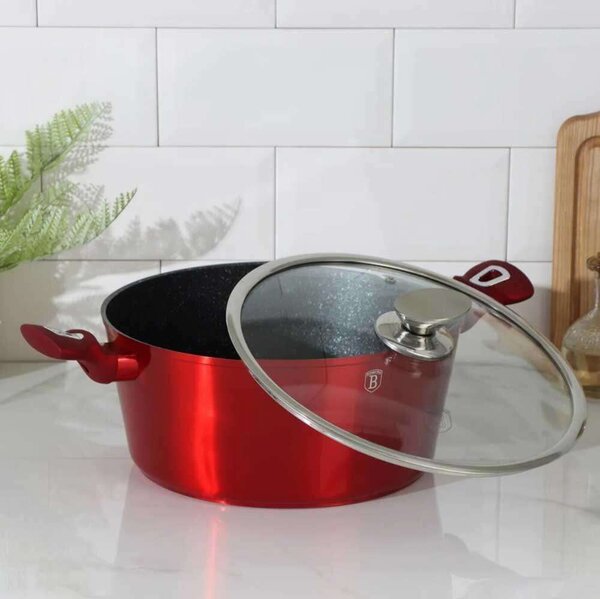 Berlinger Haus BH-7035 Metallic Line Burgundy Edition 18 részes Edénykészlet