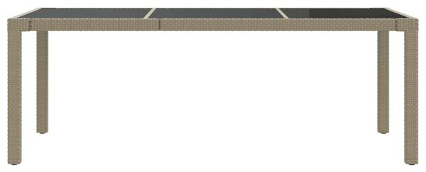 VidaXL Polyrattan Kerti Asztal - 190x90 cm