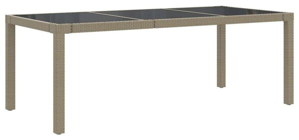 VidaXL Polyrattan Kerti Asztal - 190x90 cm