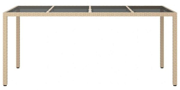 VidaXL Polyrattan Kerti Asztal - 190x90 cm