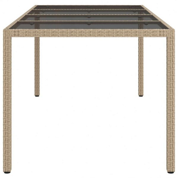 VidaXL Polyrattan Kerti Asztal - 190x90 cm