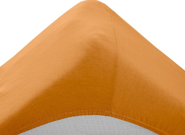 Jersey gyerek lepedő 60x120 cm barack