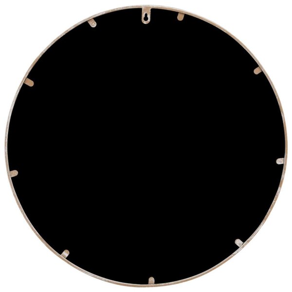 VidaXL Kerek Fa Mintás Kerti Tükör - 60 cm