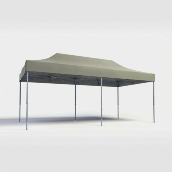 BipiLine Összecsukható Kerti Pavilon - 3x5,7m - Szürke