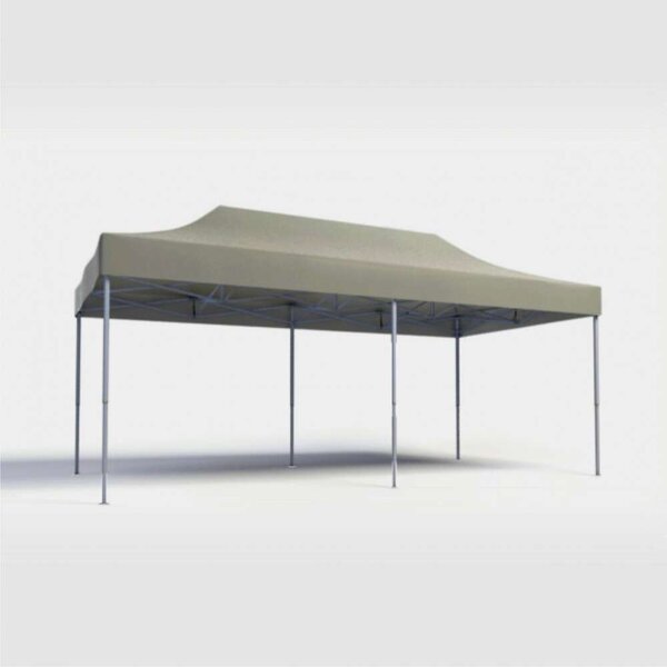 BipiLine Összecsukható Kerti Pavilon - 3x5,7m - Szürke
