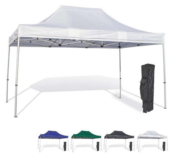 BipiLine Összecsukható Kerti Pavilon - 3x4,25m - Fehér