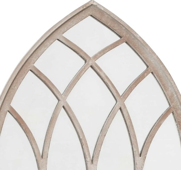 VidaXL Gótikus Kerti Tükör - Vas - 100x45 cm