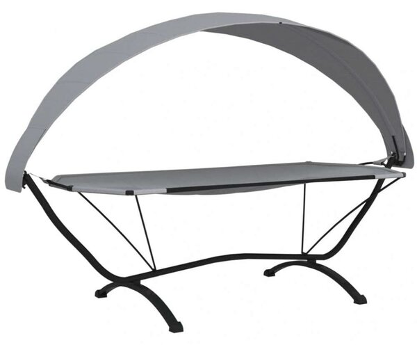 VidaXL Függőágy Tetővel - Szürke - 274cm