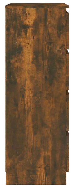 VidaXL Komód - Füstös Tölgy - 4 Fiók - 60x35x98,5cm